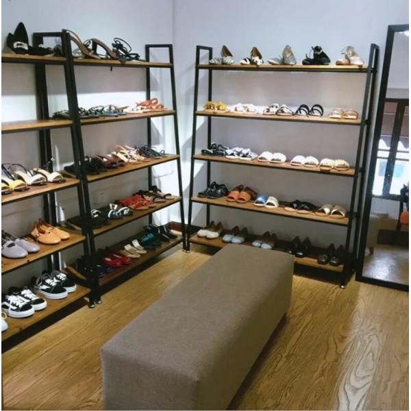 Hat / Bag / Shoe Display Rack Elegant Non Toxic Materials For Retail Store Shop