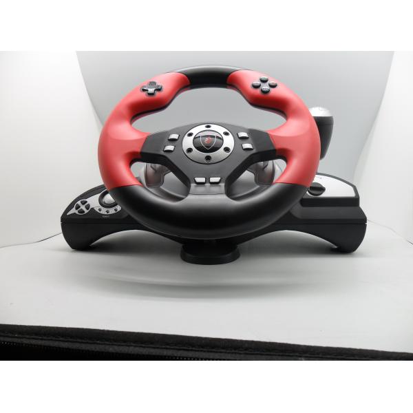 Foot Pedal Video Game Steering Wheel Dual Vibration 2 Meter Cable For PC PC360