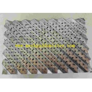 Cheap 250y Distillation Packing , Structure Packing In Distillation SS304 SS316L for sale
