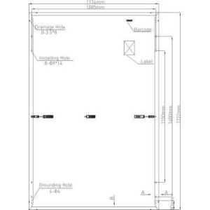 108 Cells 385W Monocrystalline PV Module IP68 Waterproof Solar Panel