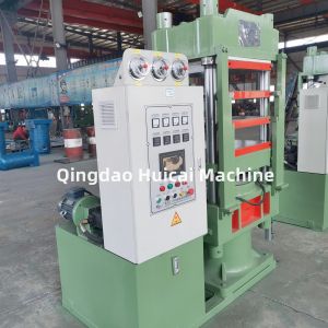 220V Voltage Rubber Tile Vulcanizing Press with PLC Touch Screen Control System
