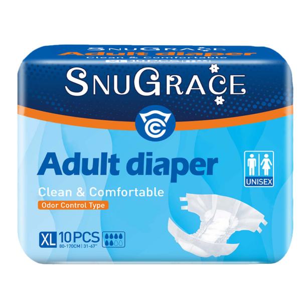 Quality Soft Breathable Disposable Adult Diapers for Hospital Incontinence 6000ml Absorbent wholesale