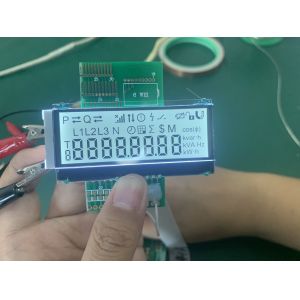 Transflective Custom LCD Display TN STN HTN 7 Sgement LCD Display For Electronic
