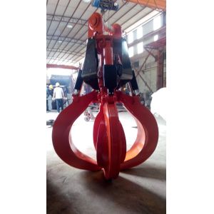 Cheap Q355B NM400/450/500 Hardox450/500/550 Orange Skin Remover Grab Customized Color Four Or Five Claws for sale