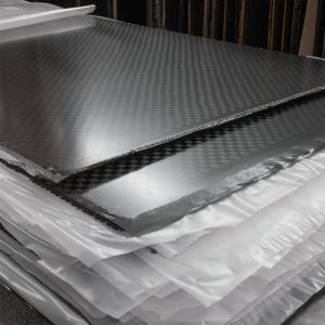 Carbon Fiber High Gloss Twill Woven Sheets Glossy / Matte Surface