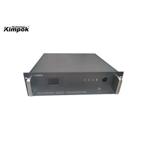 200km LOS COFDM HD UAV Video Transmitter With 100W GPS AES Encryption