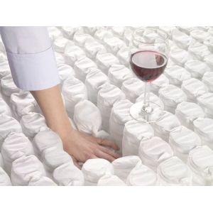 Knitted fabric plus bamboo charcoal pocket pocket spring mattress, eco-friendly