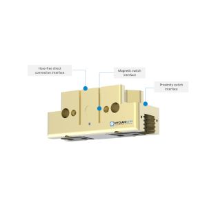 High-Precision Pneumatic Gripper with Sensor Interfaces Multi-Tooth Guidance