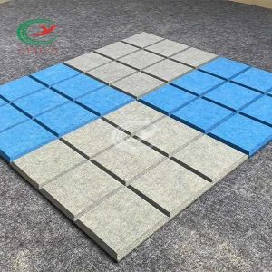 China Lightweight Durable Felt Wall Panels Polyester Fiber Fire Retardant on sale