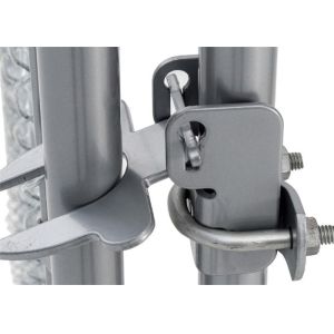 8FT X 50FT Chain Link Fabric Fence With Razor Barbed Wire For High Level