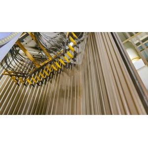 China Natural Gas Heating System Customized Vertical Powder Coating Line Equipment Of Aluminium Profiles on sale