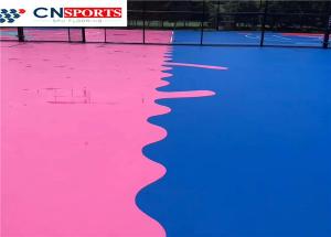 Cheap Playground SPU Flooring , Olympic Park Synthetic Basketball Court for sale