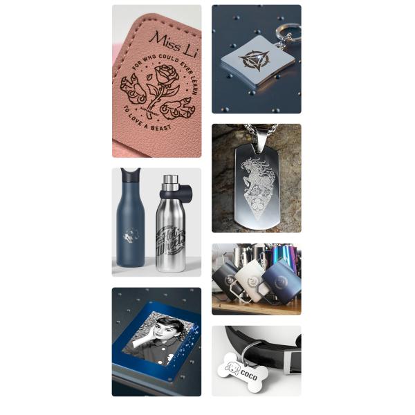 70*70mm Carving Range Laser Engraver for M4 Mini Machine in Japanese/English/Chinese