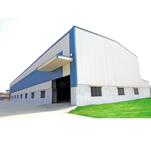 Sandwich Panel Cladding Prefabricated Metal Frame Storage Shed Steel Structure