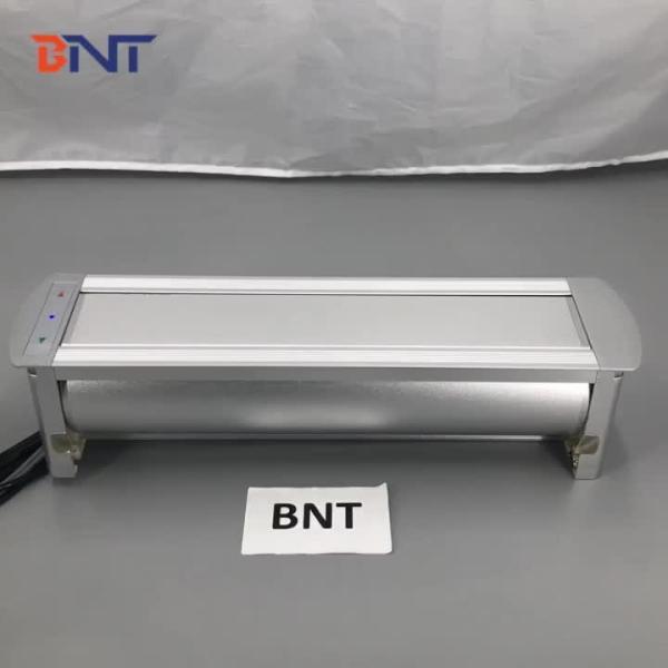 Aluminium brush silver multimedia electrical overturn conference hidden table