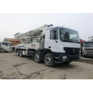 300KW 50m Actros 4141 Concrete Lorry With Pump 2008 Year Large Capacity
