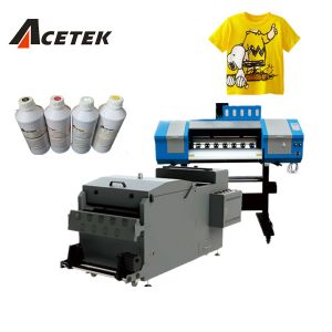 Powder Shaking Dtf Film Printer Textile Ink With 4 I3200 Print Head