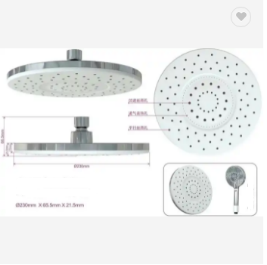 Close-up of eco-friendly water saving spray nozzles