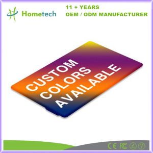 Custom Dual-Sided Printing Credit Card USB Flash Drive with 128MB-256GB Capacity