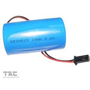 High energy density 3.6V Lithium Battery of ER34615 19000mAh for Alarm System