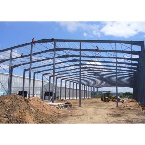 Galvanized Customized Industrial Prefabricated Metal Warehouses Steel Structure