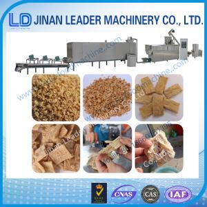 China Low consumption soybean protein soya nugget food extruder machine on sale