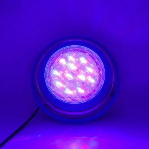 Swimming Pool Flat LED Lights 54W RGB + FB Colored Multicolor AC12V IP68