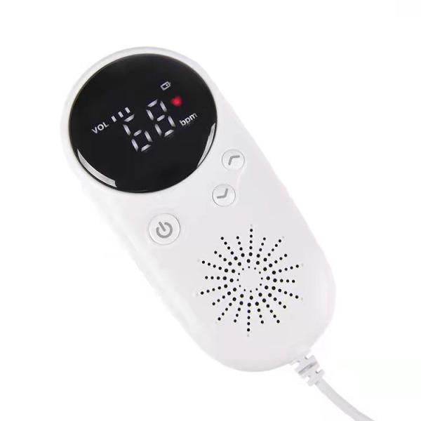 Quality 3.0MHz Home Pregnancy Doppler Heartbeat Monitor LCD Display No Radiation wholesale