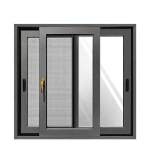 Australian Standard Aluminum Sliding Window with Mosquito Net Modern Design