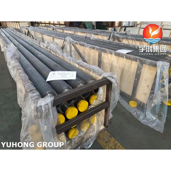 ASTM A335 P22 Solid Fin Tube With 11-13Cr Fin Material Used In Furnace And Boiler