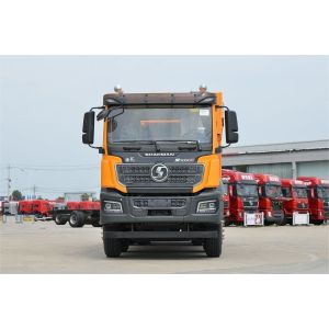 China Standard Urban Construction Version 400HP 8X4 6.8m Shacman Dump Truck With Dustproof Cloth on sale