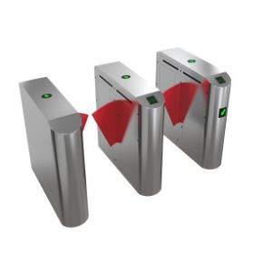 China Exhibition Flap Barrier Turnstile Anti Interference With Alarm Function on sale