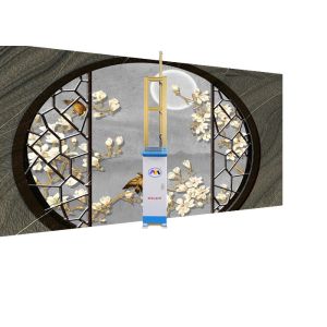 China 2880dpi Ink Heating 3d Automatic Wall Inkjet Printer on sale