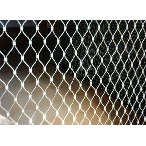 106mm Hole SS304 High Strength Wire Rope Mesh Net Plain Weave