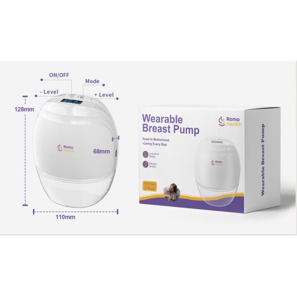 Quality Silent Electric Wireless Breast Pump wearable Handsfree 3 Modes 8 Levels OEM wholesale