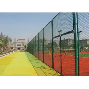60mm 80mm Hole Size Small Chain Link Fence Diamond Wire Mesh For Tennis Courts