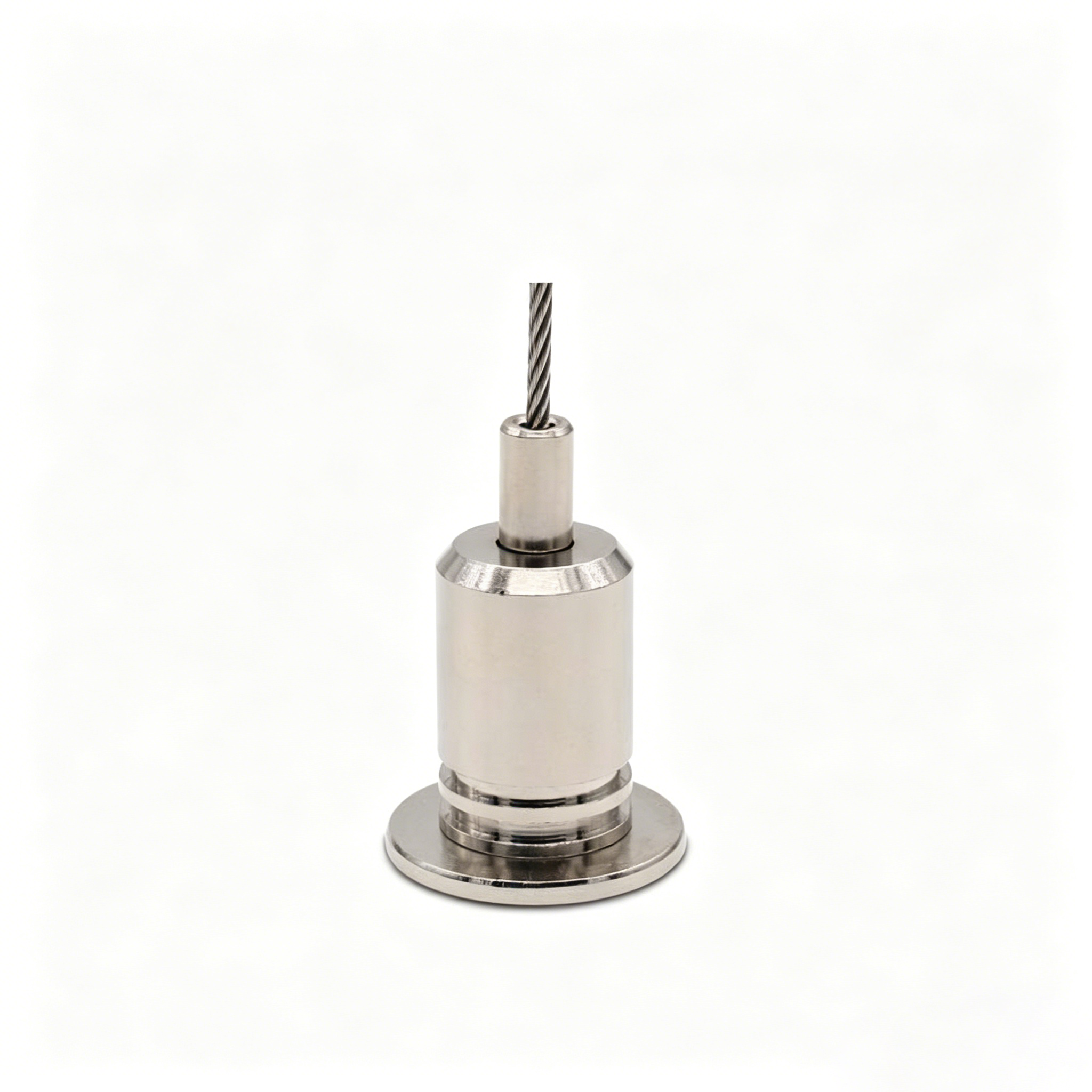 Lighting Suspension System Wire Rope Connector Durable Ceiling Hanging Clip Brass Adjuster Custom Industrial Hardware Fitting For Commercial Lamp