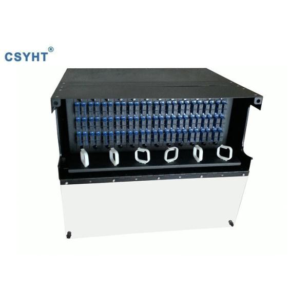 Quality FTTX 19" 4U 144core SC Duplex Adapter Pigtails ODF Fiber Optic Distribution Module Frame wholesale