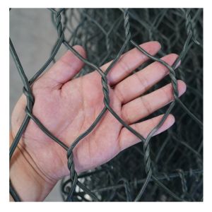 Galvanized Retaining Wall Fence Hexagonal Gabion Box Iron Wire Mesh for Garden