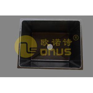 Epoxy Resin Undermount Sink With Corrosion And Heat Resistance for Wall Bench