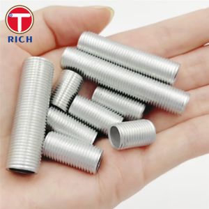 CNC Machining Hollow Threaded Tube Connect Outlet External Boom Screw Thread
