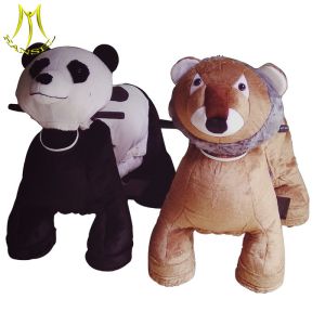 Hansel  cheap price amusement park ride on furry animals for kids