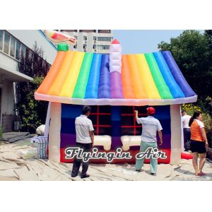 Customized Inflatable Rainbow House Tent for Christmas and Party