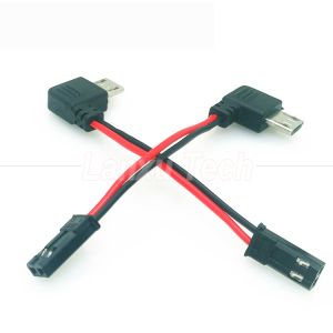 90 Degree Right Angle USB 8 Pin Micro Type C to JST SYP Connector Cable for
