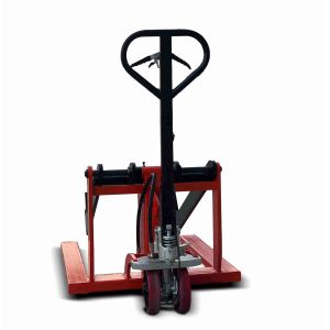 1016mm 350kg 500kg Paper Roll Stacker Reel Lift Handling Trolley For Package