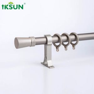 China 1.1 Decorative Metal Curtain Rods , Electrophoresis Window Curtain Pipe OEM on sale