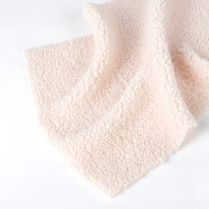 Other Style Plain Dyed 100 Polyester Teddy Bear Fur Sherpa Fleece Fabric for