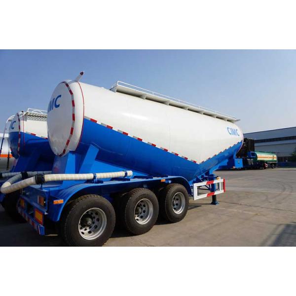 45cbm Cement Bulk Carrier Tanker Trailer for Sale with Work-CIMC