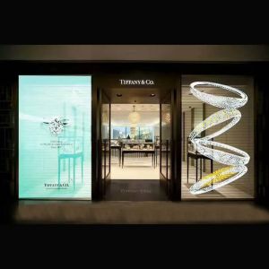 GS3.9 7.8G60T Grille Transparent LED Display Film Wan