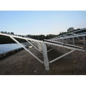 Adjustable Aluminum Solar Panel Mounting System , Ground Mount Solar Racking